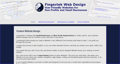 Desktop Screenshot of fingertek.com