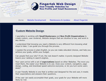 Tablet Screenshot of fingertek.com